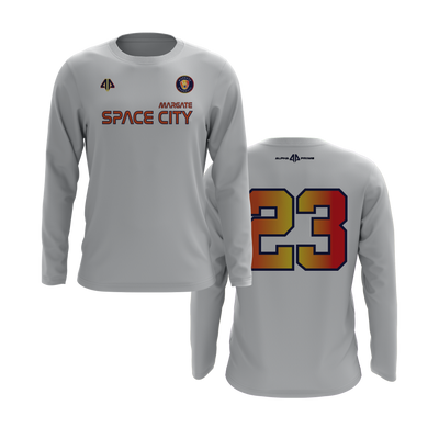 Personalized Margate Space City Logo Long Sleeve Shirt