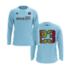 Personalized Margate Space City Logo Long Sleeve Shirt