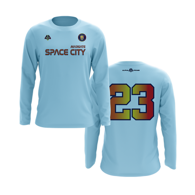 Personalized Margate Space City Logo Long Sleeve Shirt