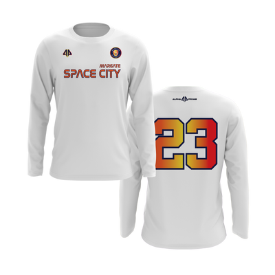 Personalized Margate Space City Logo Long Sleeve Shirt