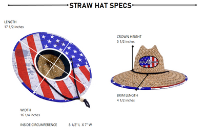 AP Straw Hat-Tropical Pineapple