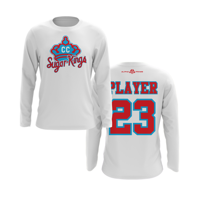 Personalized CCLL Sugar Kings Crown Logo Long Sleeve Shirt