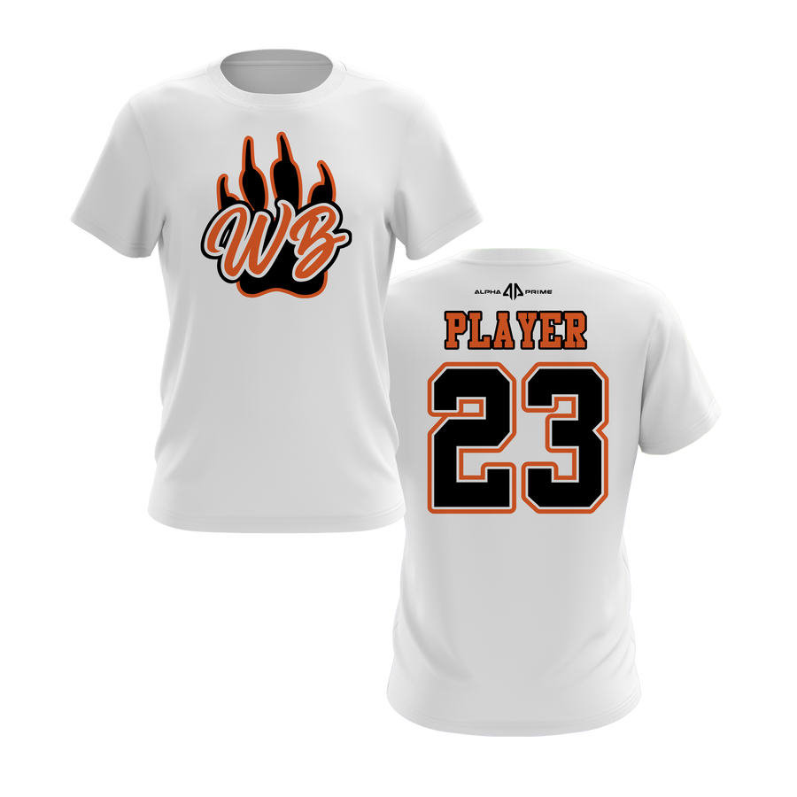 Personalized WBYB Paw Print Logo Short Sleeve Shirt
