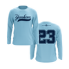 Personalized Yankees Logo Long Sleeve Shirt
