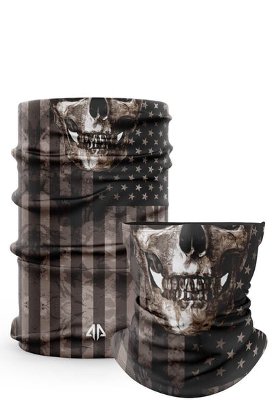 Alpha Prime - American Skull Spot Dye & Face Guard Combo-Long Sleeve