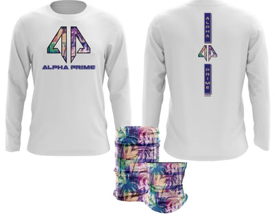 Alpha Prime - Miami Vibes Spot Dye & Face Guard Combo-Long Sleeve