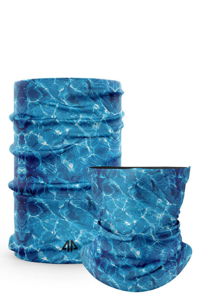 Alpha Prime - Blue Aqua Spot Dye & Face Guard Combo-Long Sleeve