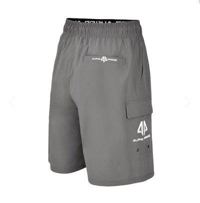 Alpha Prime Microfiber Shorts – Light Grey