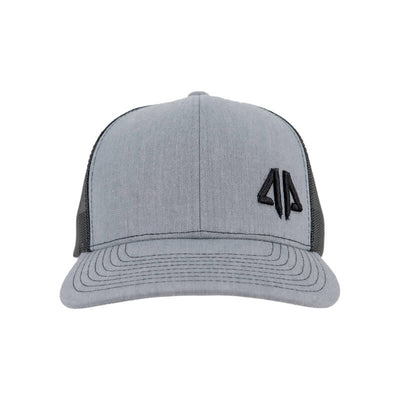 AP Retro Trucker Snapback Hat - Grey & Black